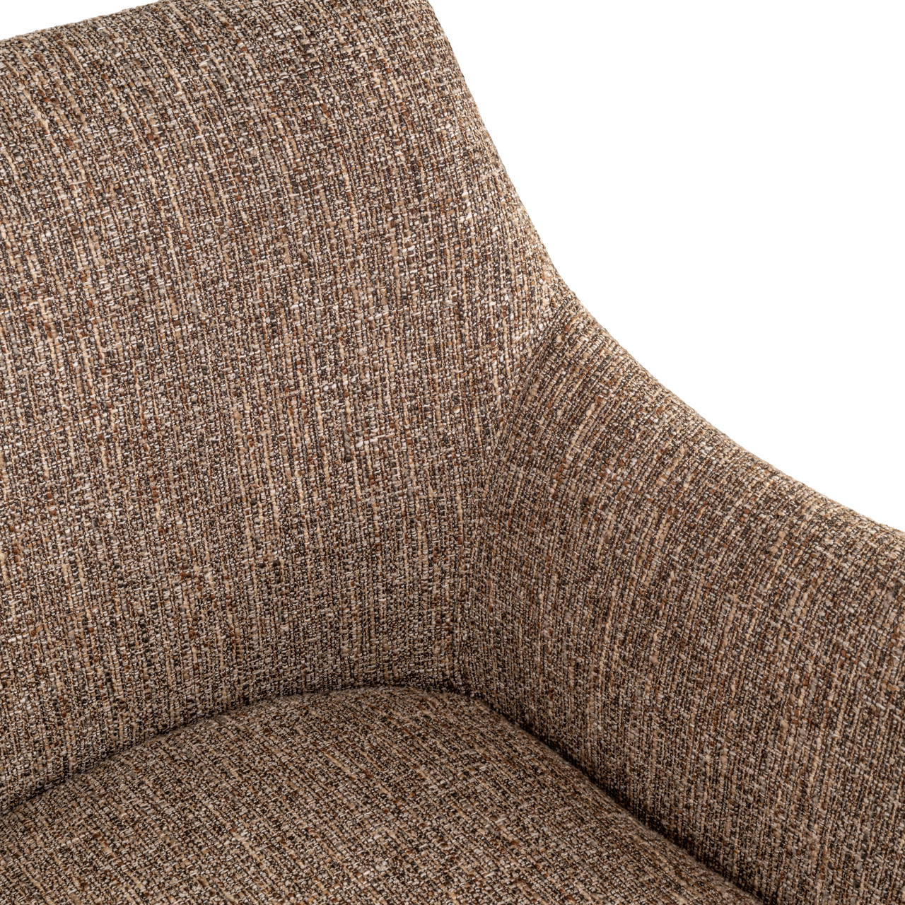 Esszimmerstuhl Aldo brown tweed swivel – Bild 7