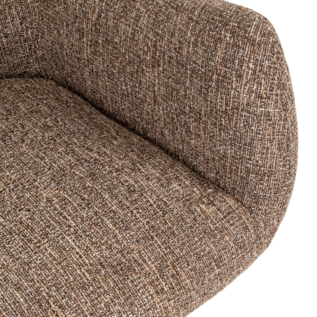 Esszimmerstuhl Aldo brown tweed swivel – Bild 8