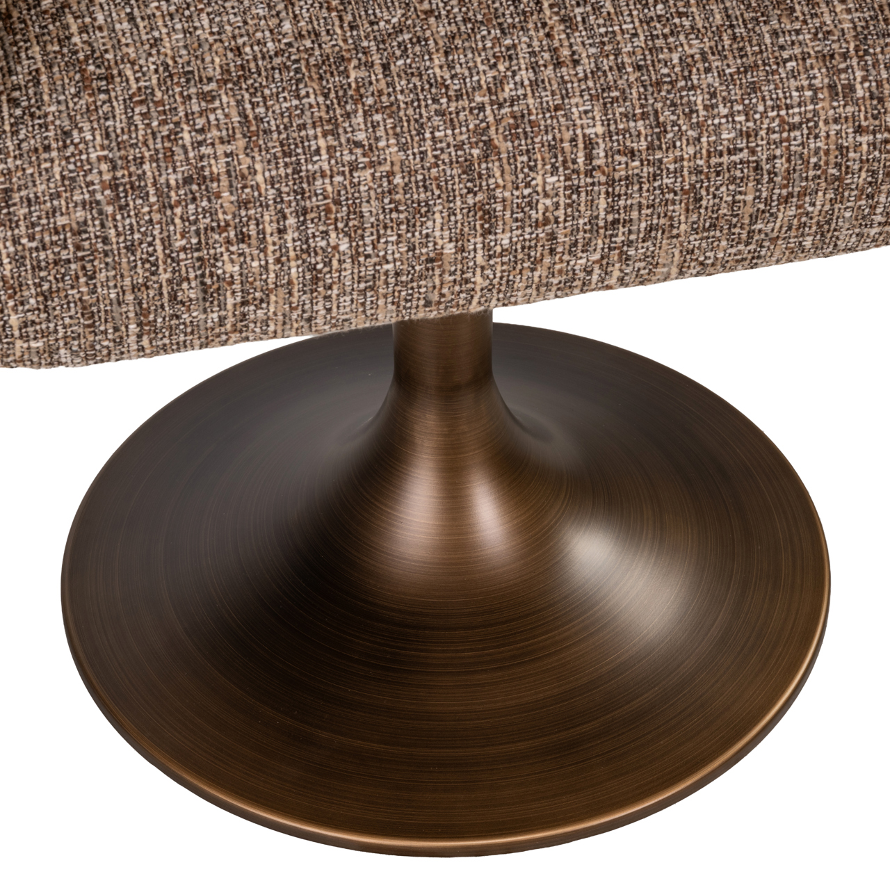 Esszimmerstuhl Aldo brown tweed swivel – Bild 9