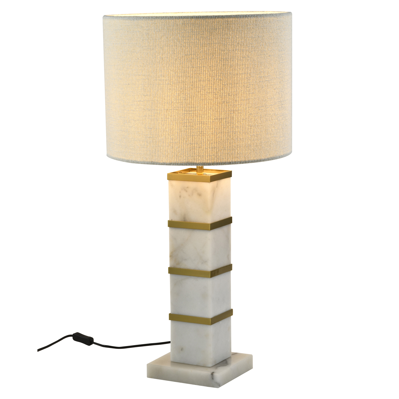 Tischlampe Celinae white including lampshade