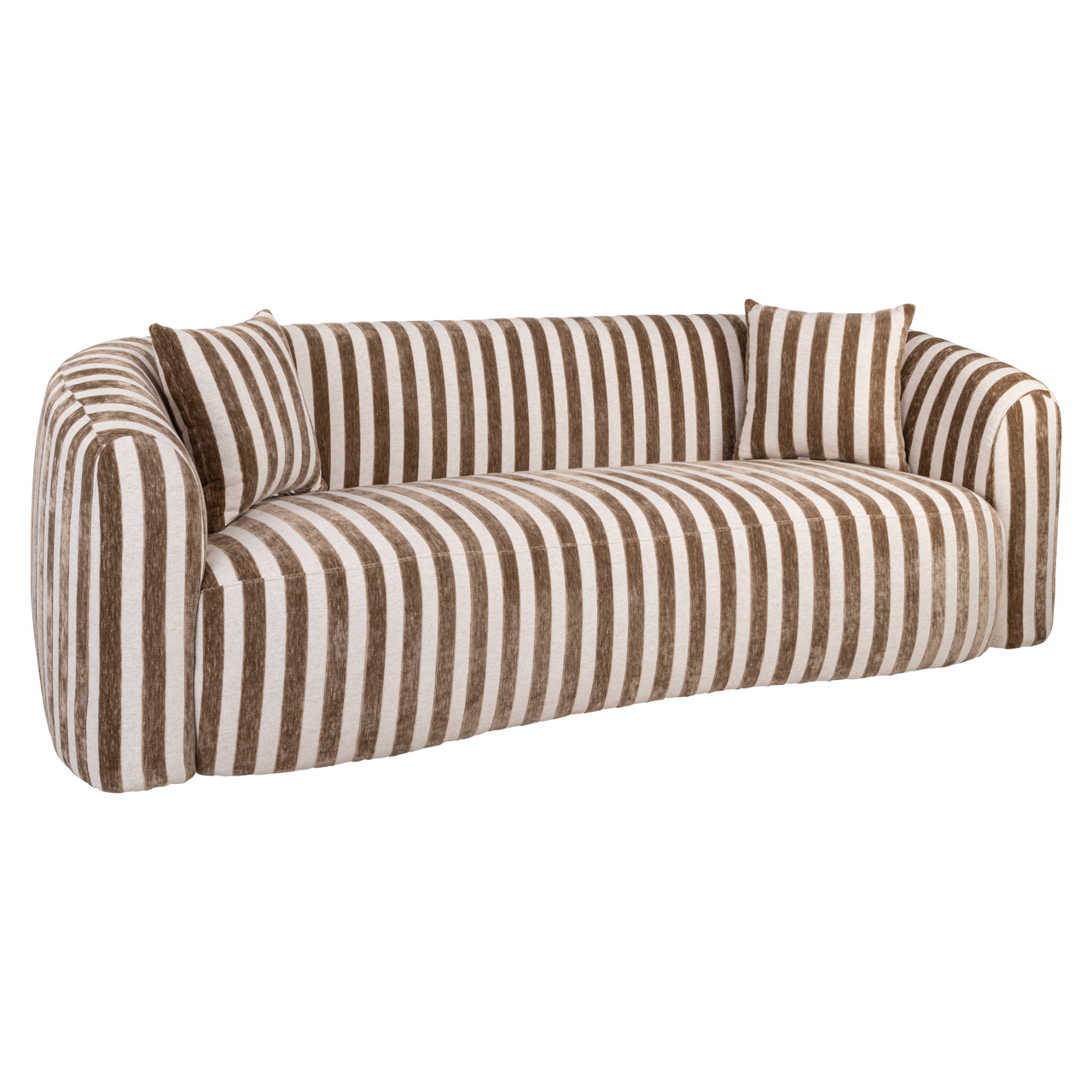 Sofa Luxandra stripes sand
