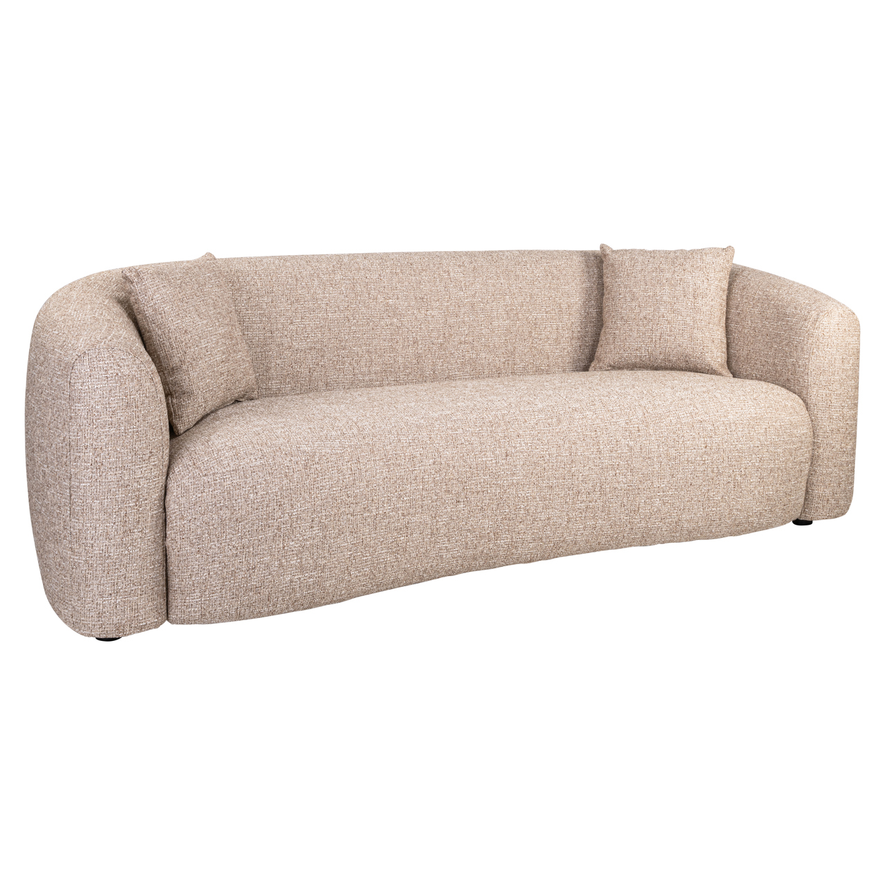 Sofa Luxandra sand tweed fire retardant