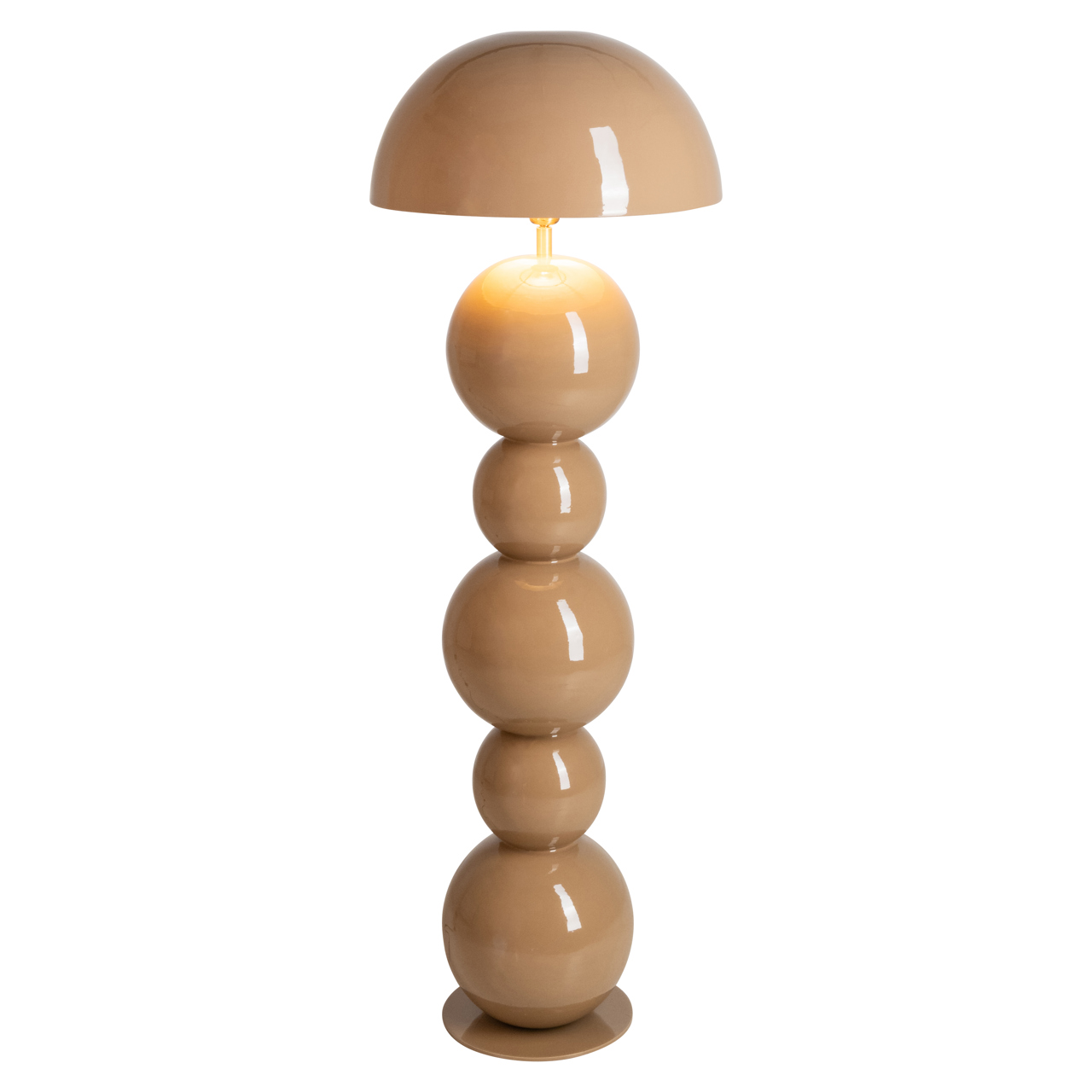 Stehlampe Hasden mocha mousse