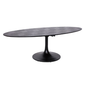 Esstisch Blax black oval 250