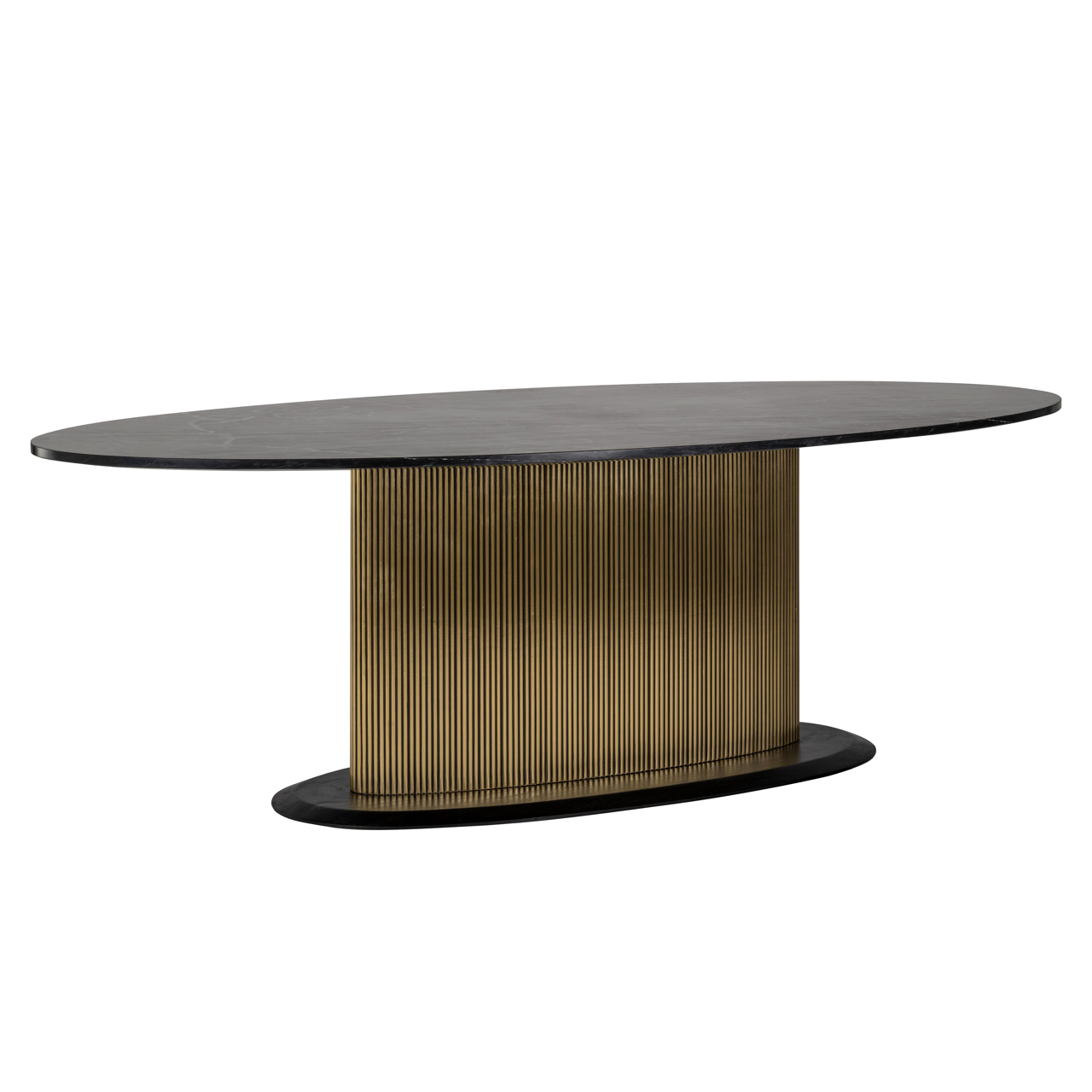 Esstisch Ironville gold oval 235