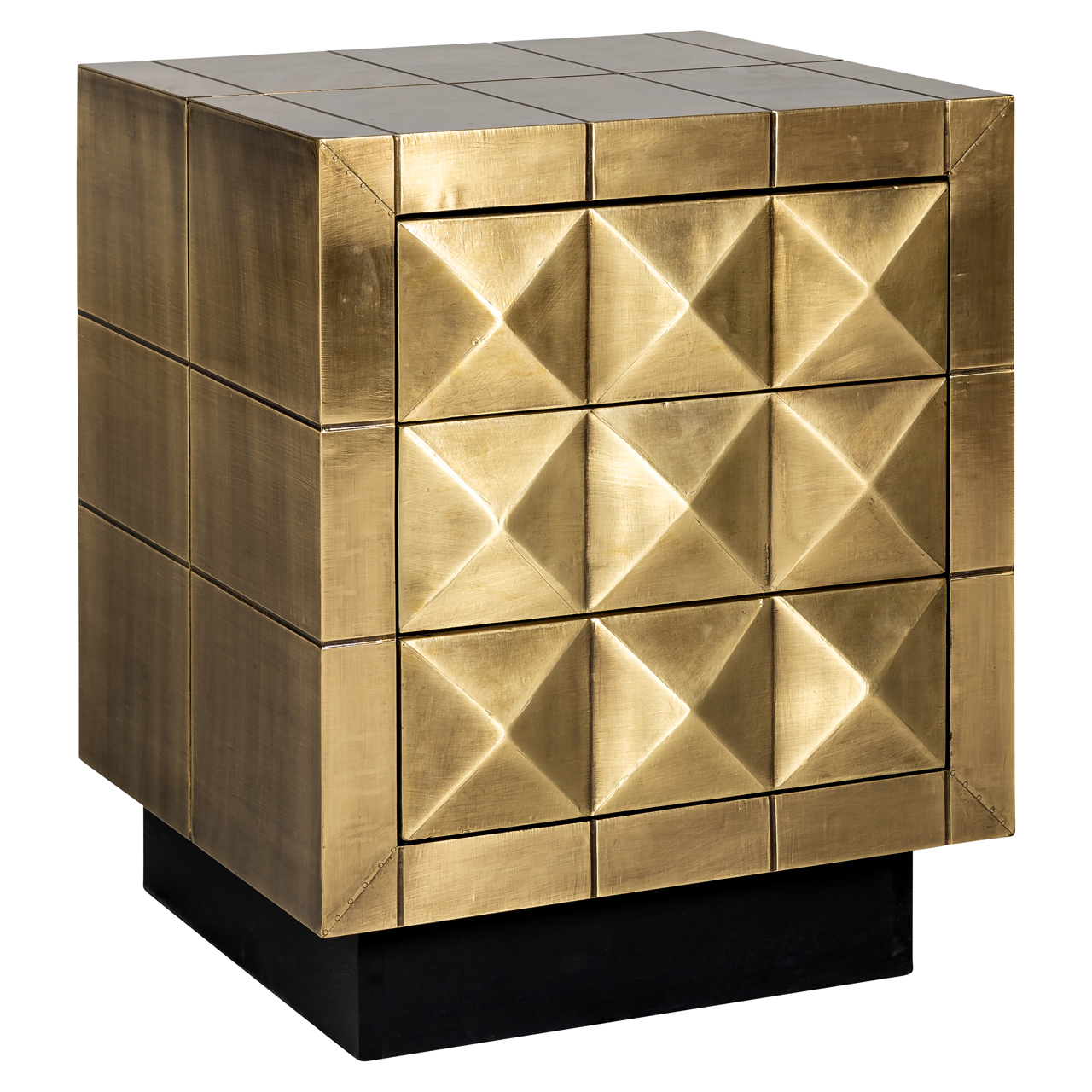 Nachttisch Collada brushed gold