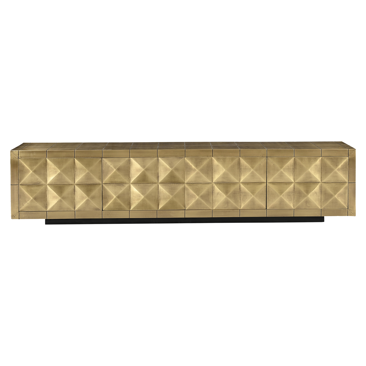 TV-Schrank Collada brushed gold – Bild 2