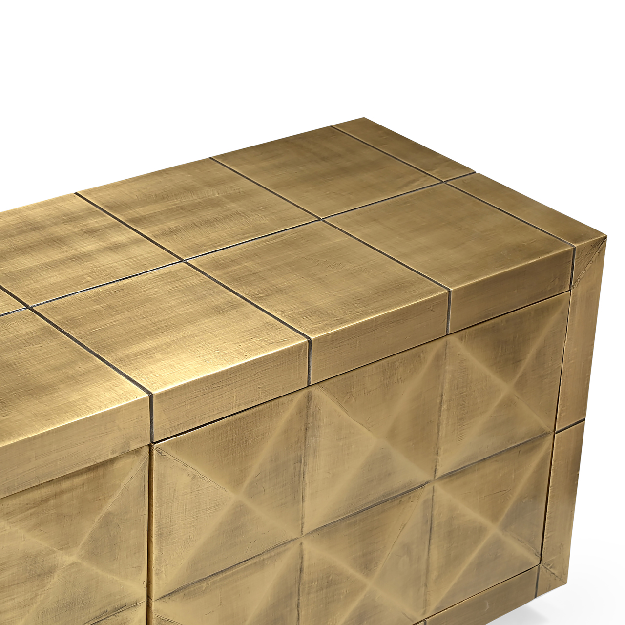 TV-Schrank Collada brushed gold – Bild 4