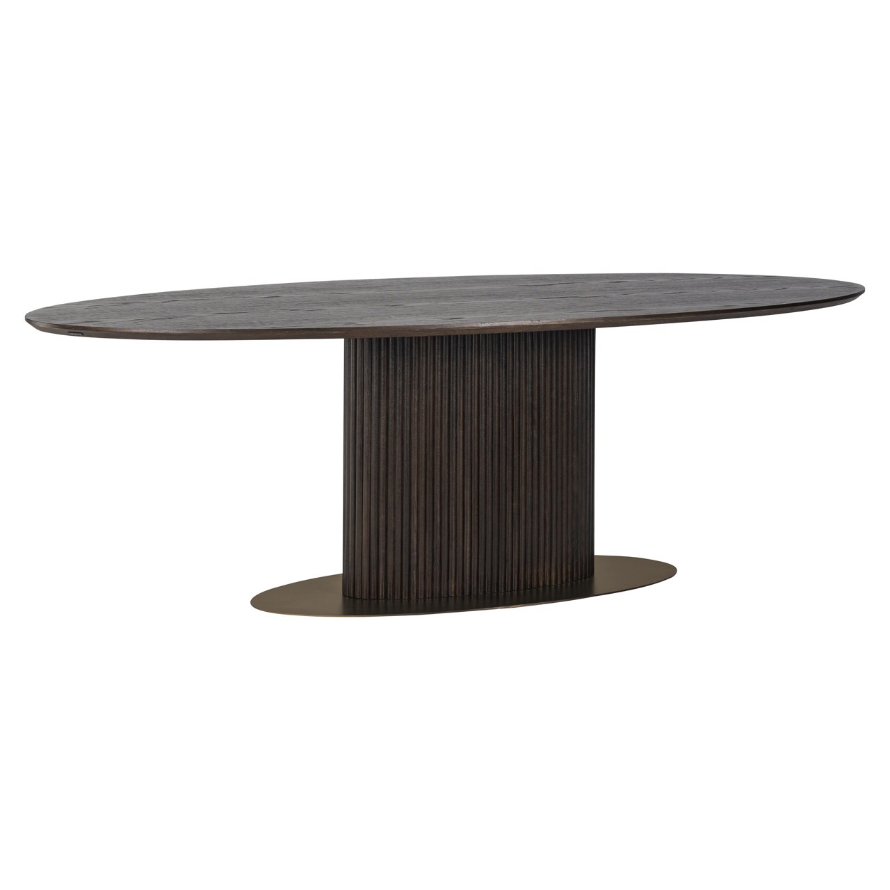 Esstisch Luxor brown oval 235