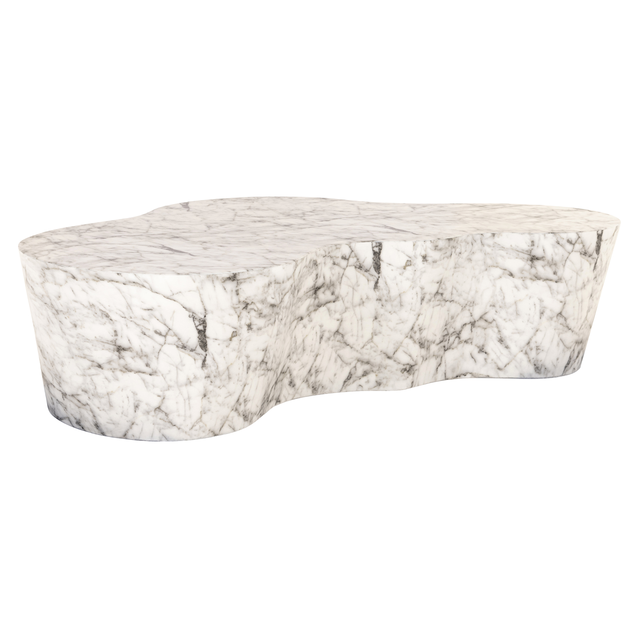 Gartencouchtisch Rockyard white marble look