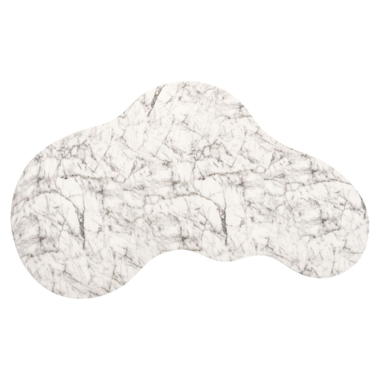 Gartencouchtisch Rockyard white marble look – Bild 4