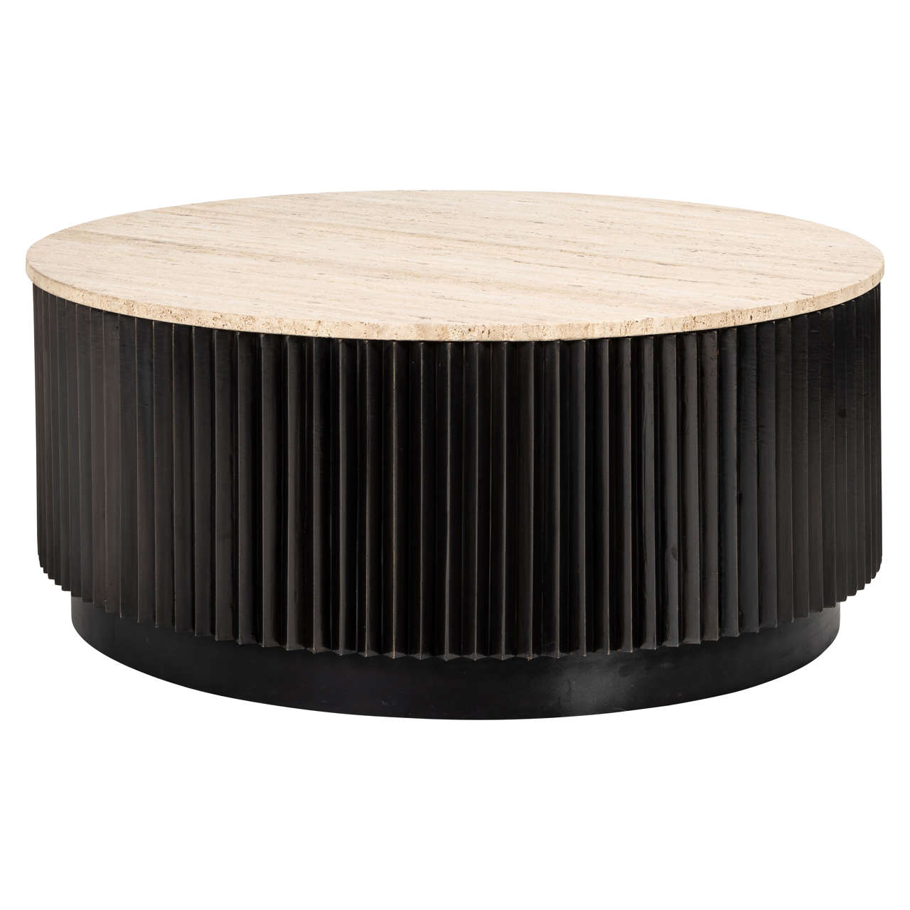 Couchtisch Hampton dark brown 90Ø
