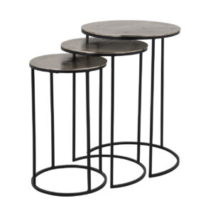 Couchtisch Nolan champagne gold (Set of 3)