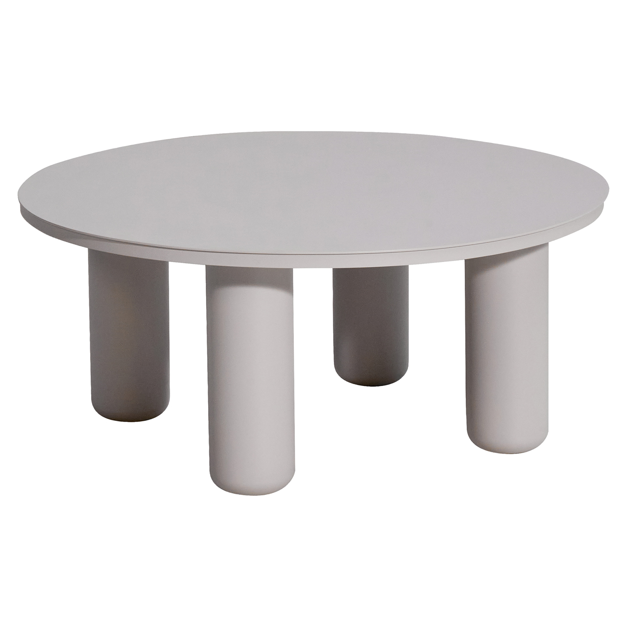 Gartencouchtisch Quinn light beige 86Ø