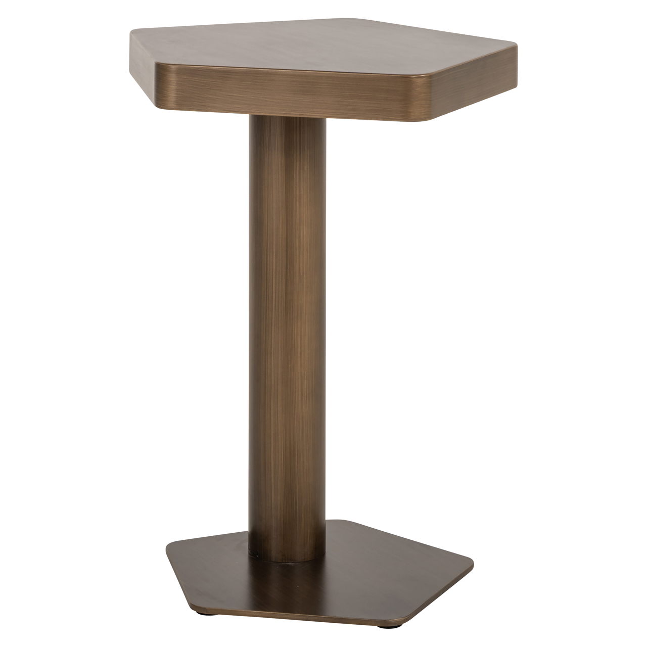 Sofabeistelltisch Hexa brushed gold