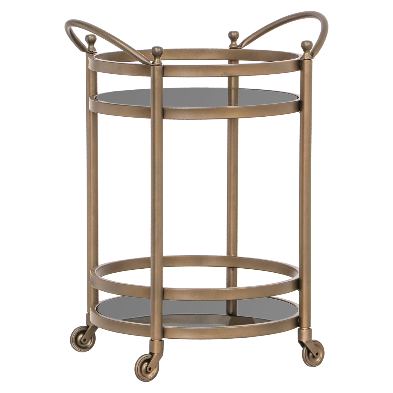 Servierwagen Hendricks brushed gold