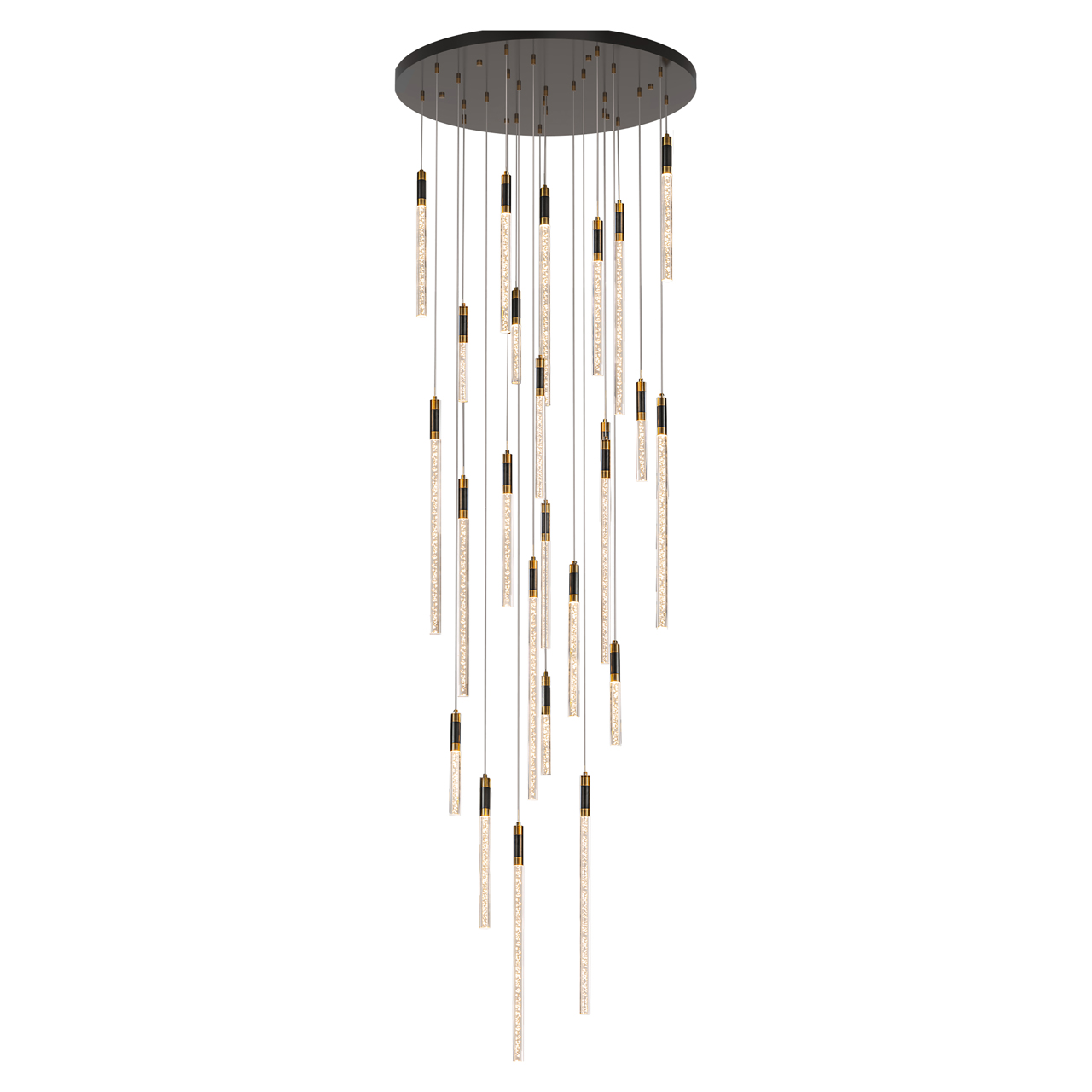Pendelleuchte Crosley black/gold