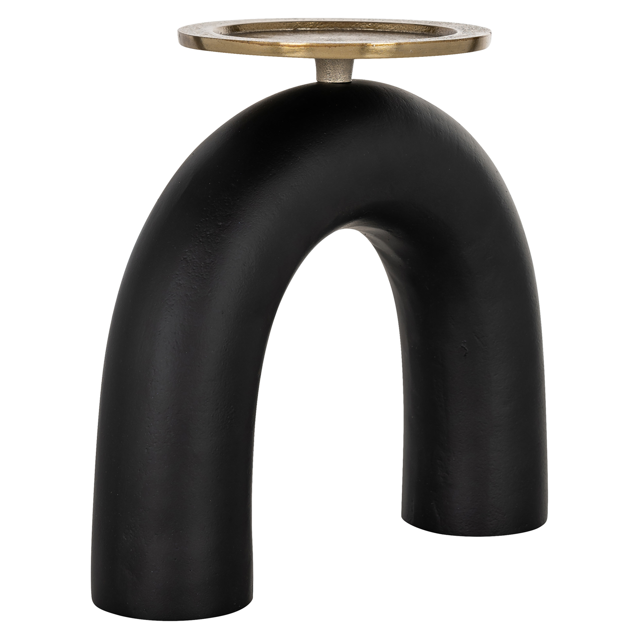 Kerzenhalter Livi black/gold large