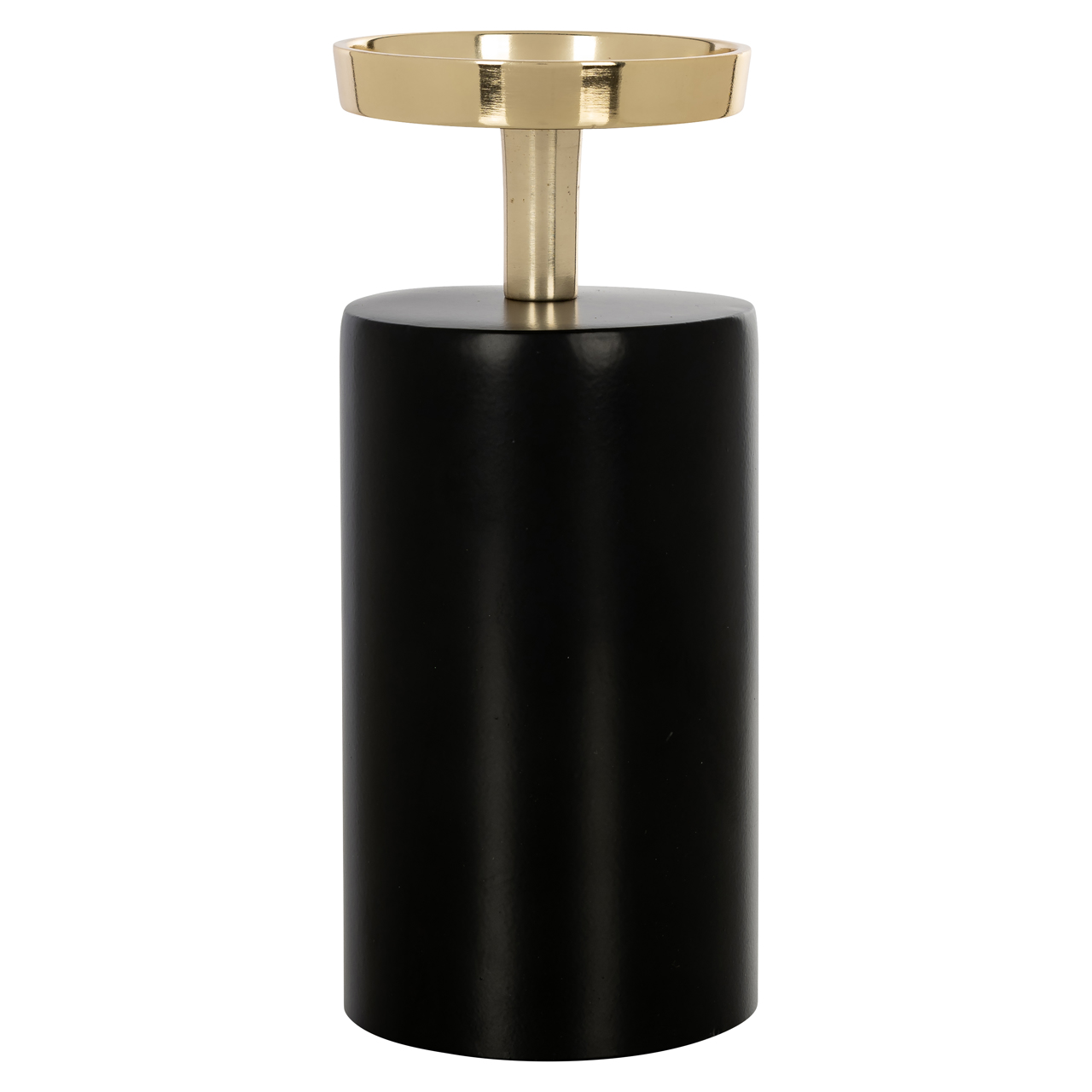 Kerzenhalter Caya black/gold large