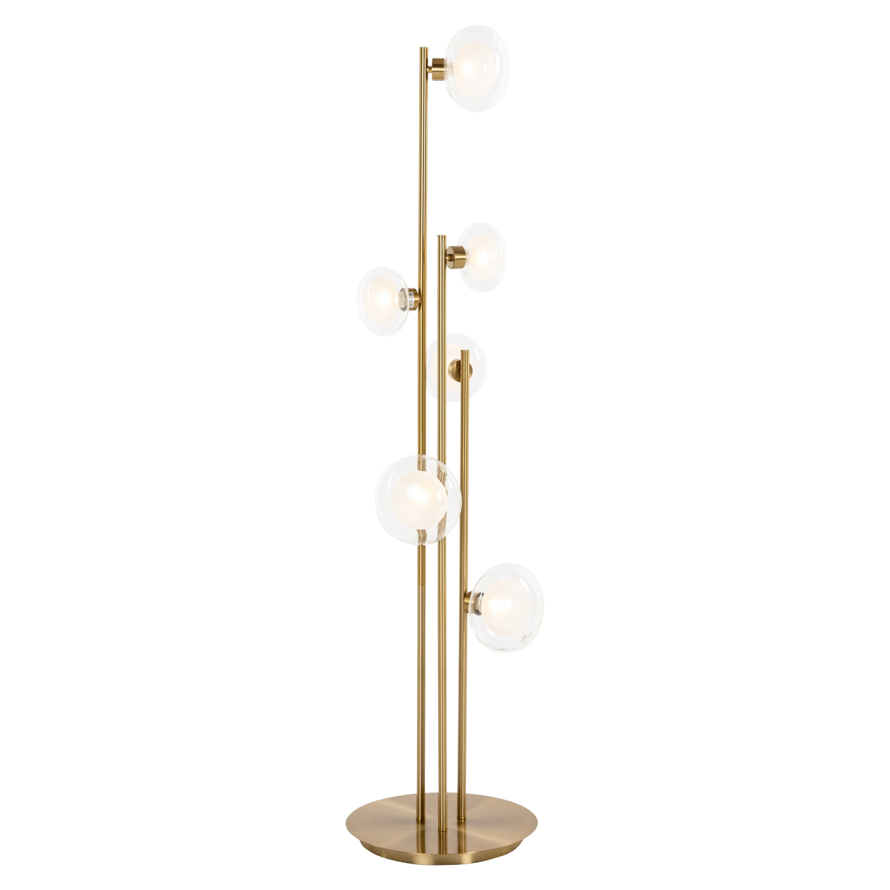 Stehlampe Luva brushed gold