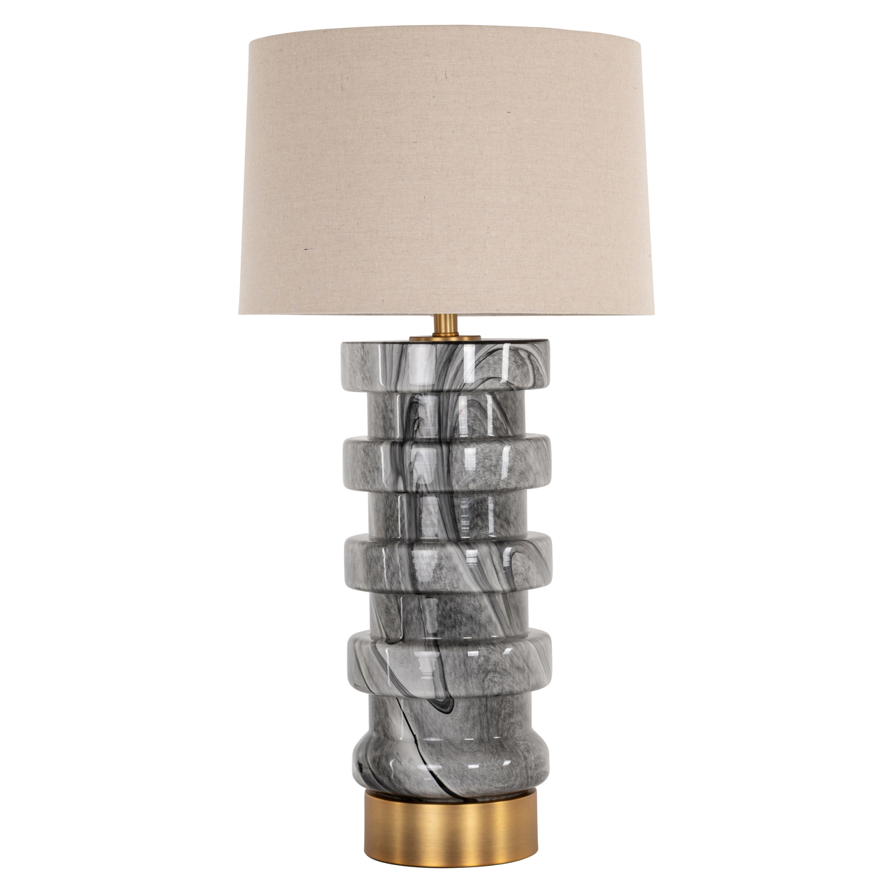 Tischlampe Jaylee black/white