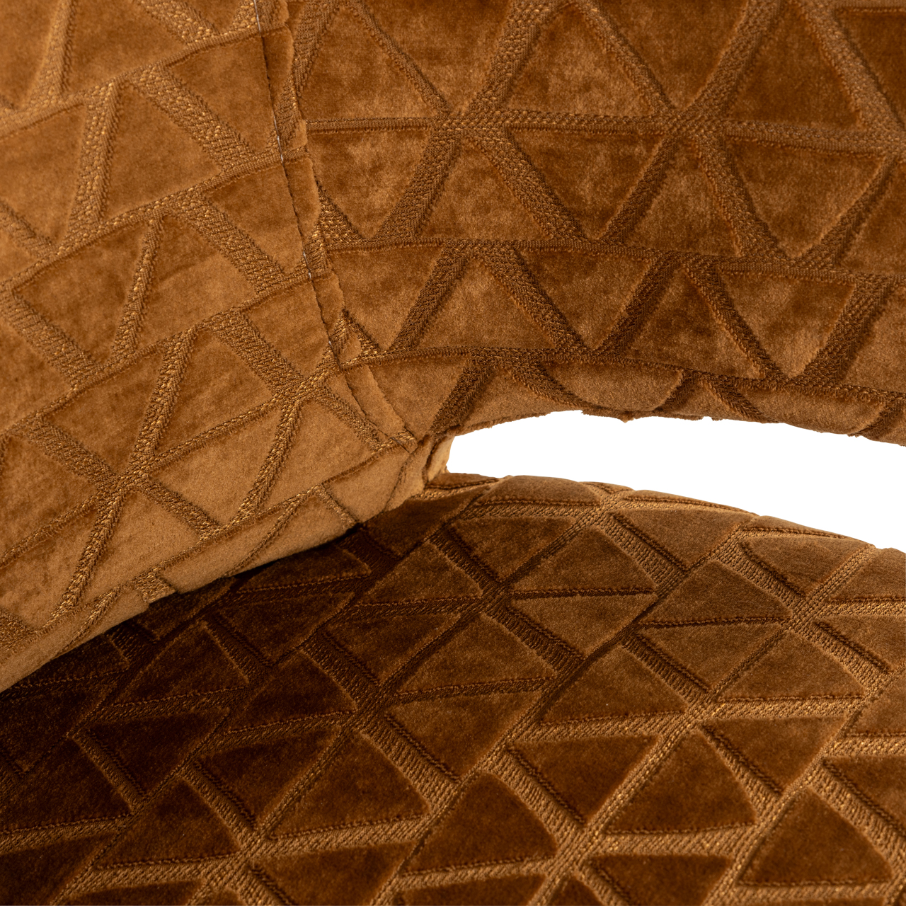 Esszimmerstuhl Indigo old gold triangle – Bild 7