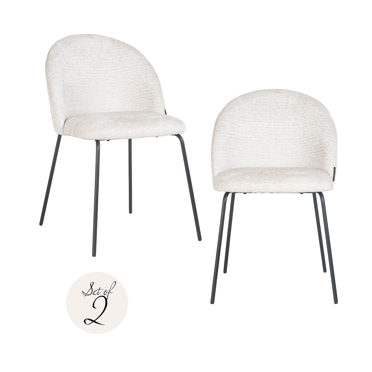 Esszimmerstuhl Alyssa cream fusion (Set of 2)