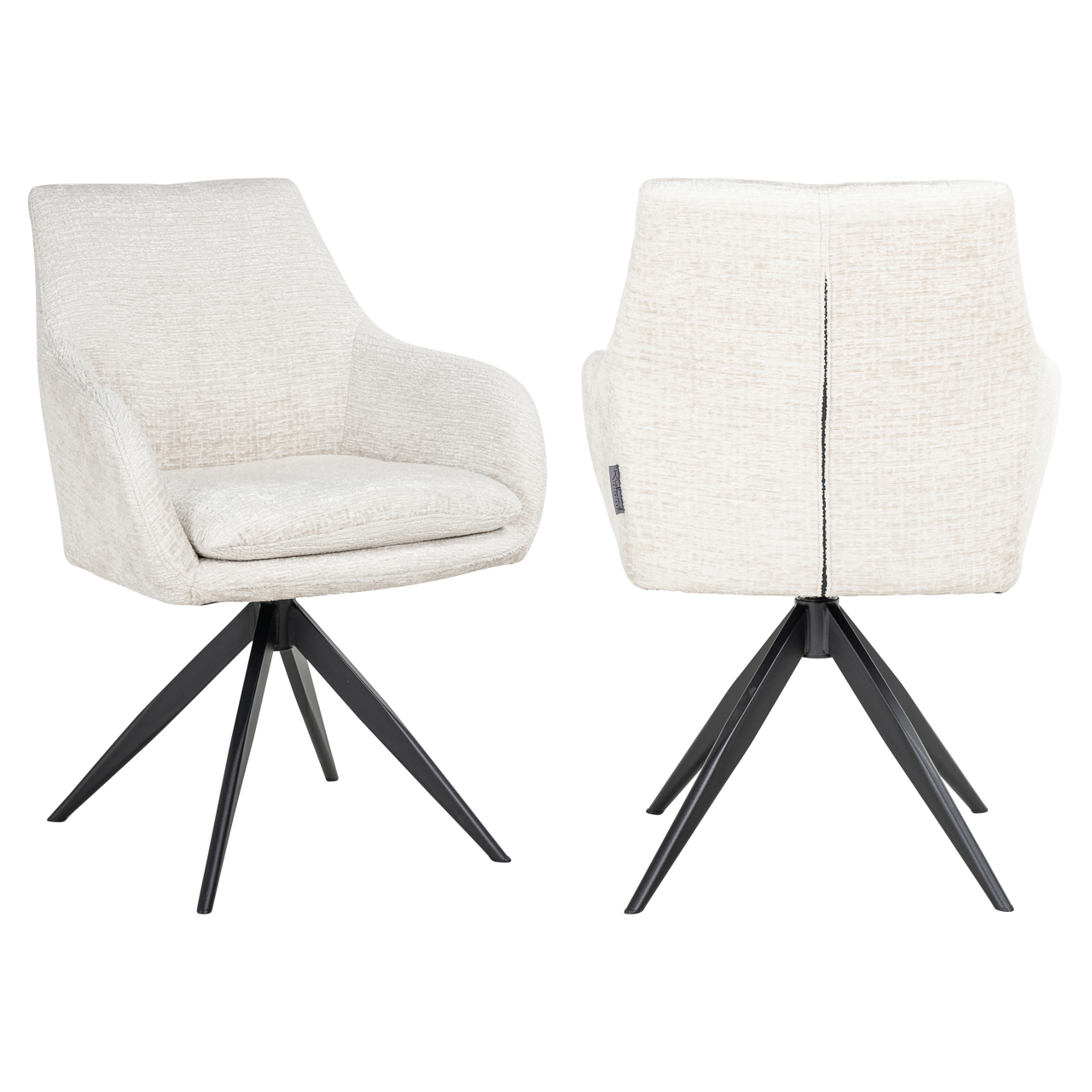 Esszimmerstuhl Lisonne cream fusion swivel