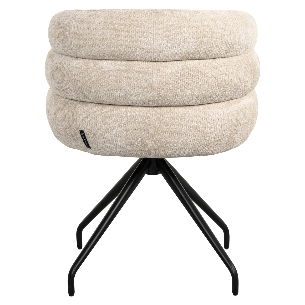 Esszimmerstuhl Kayla cream unicorn swivel – Bild 4