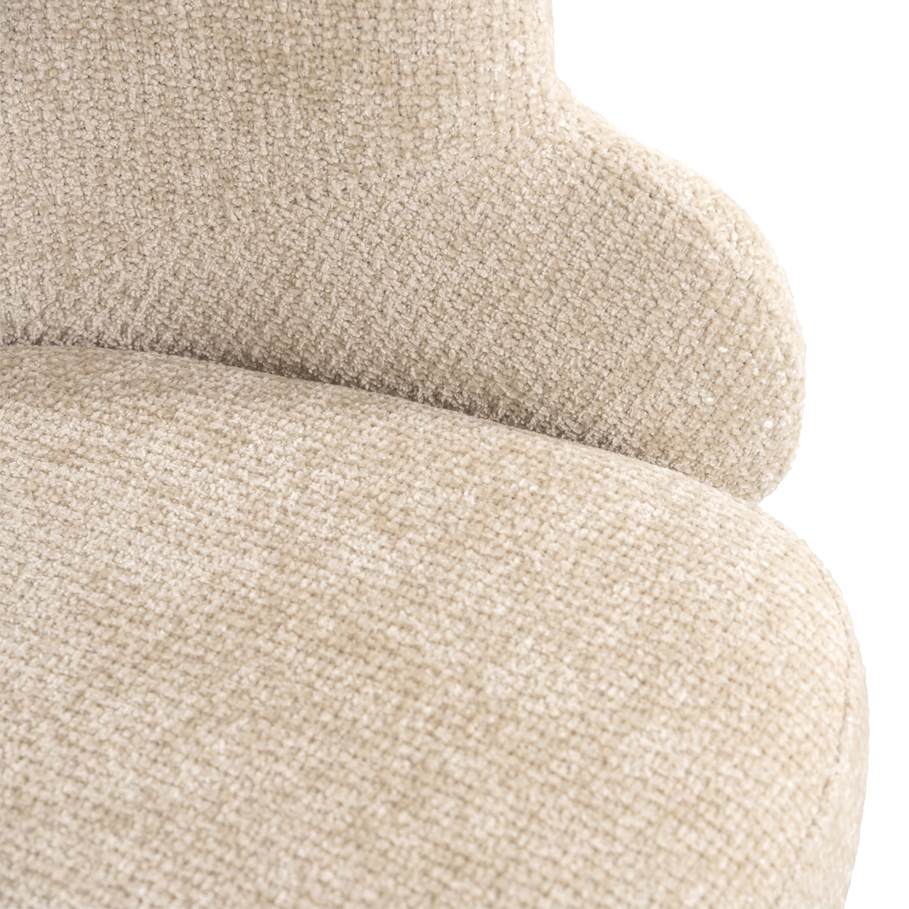 Esszimmerstuhl Kayla cream unicorn swivel – Bild 7