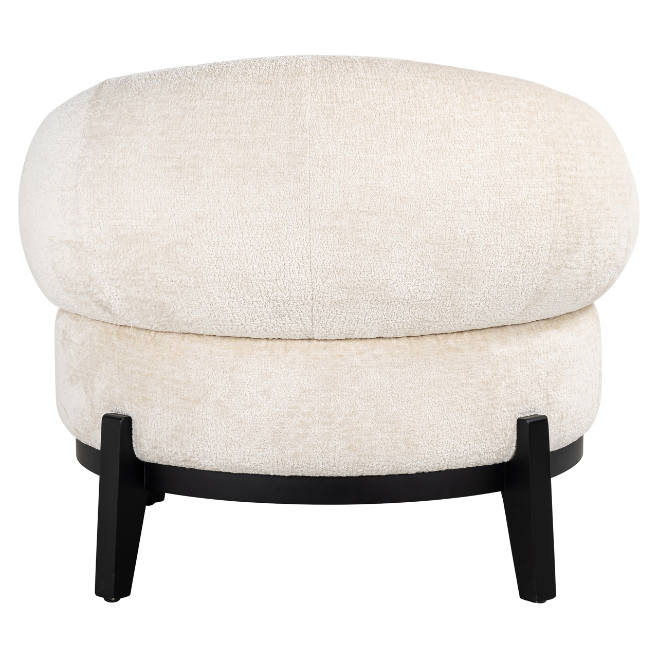 Lounge Stuhl Montana white chenille – Bild 4