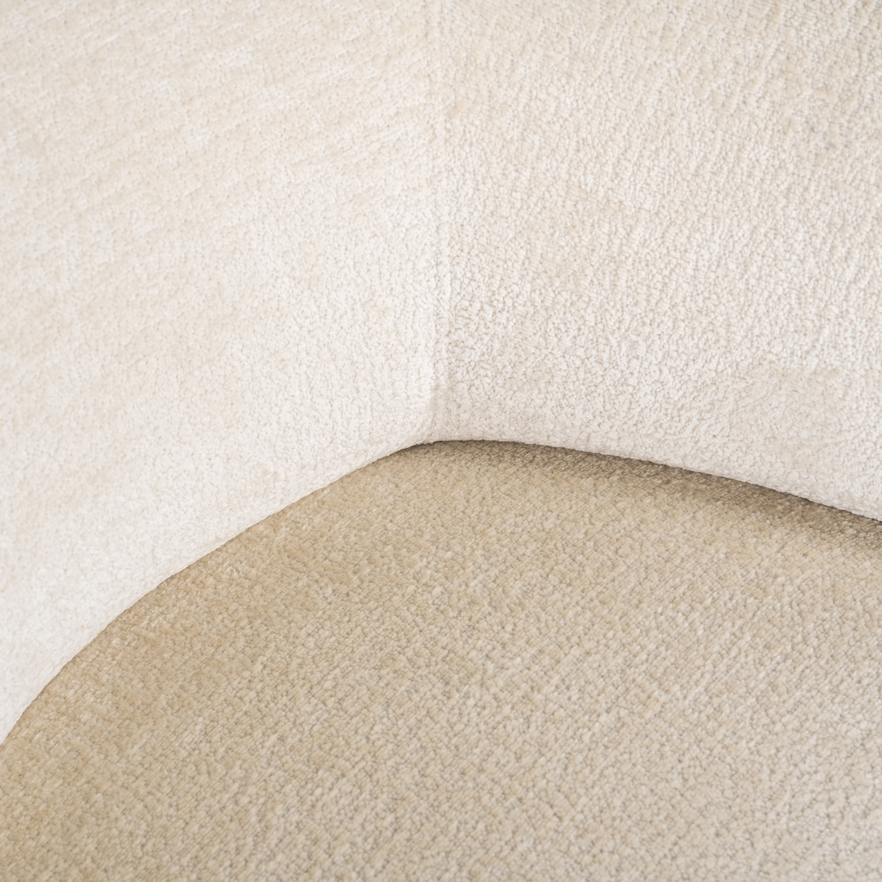 Lounge Stuhl Montana white chenille – Bild 7