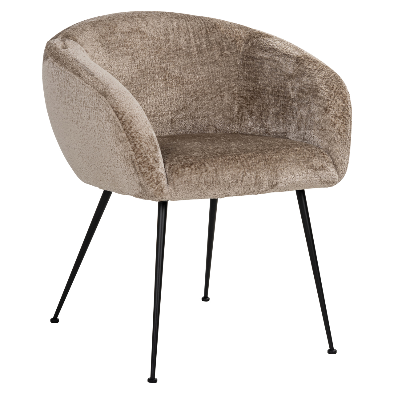 Esszimmerstuhl Ruby taupe chenille – Bild 2