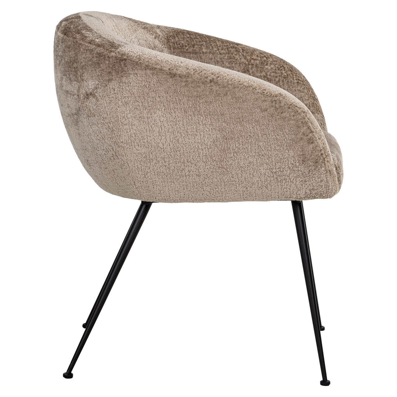 Esszimmerstuhl Ruby taupe chenille – Bild 3