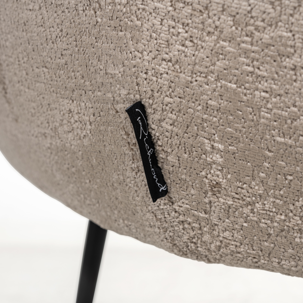 Esszimmerstuhl Ruby taupe chenille – Bild 6