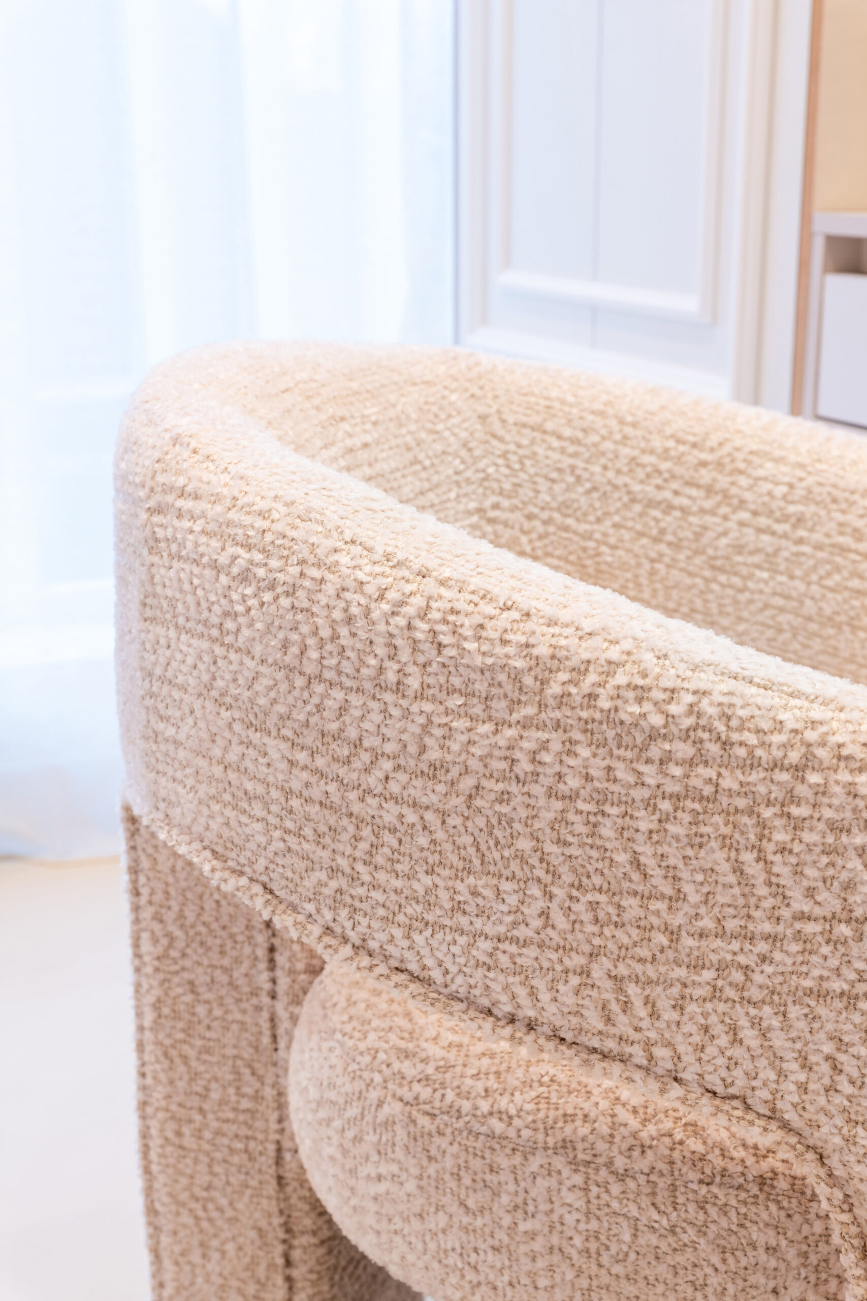 Esszimmerstuhl Belle lovely cream fire retardant – Bild 10