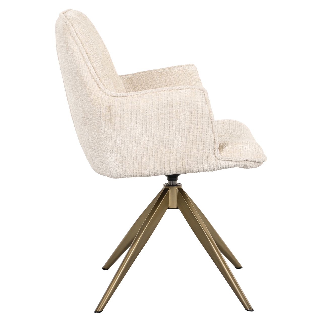 Esszimmerstuhl Dakota niagara beige swivel with arm – Bild 2