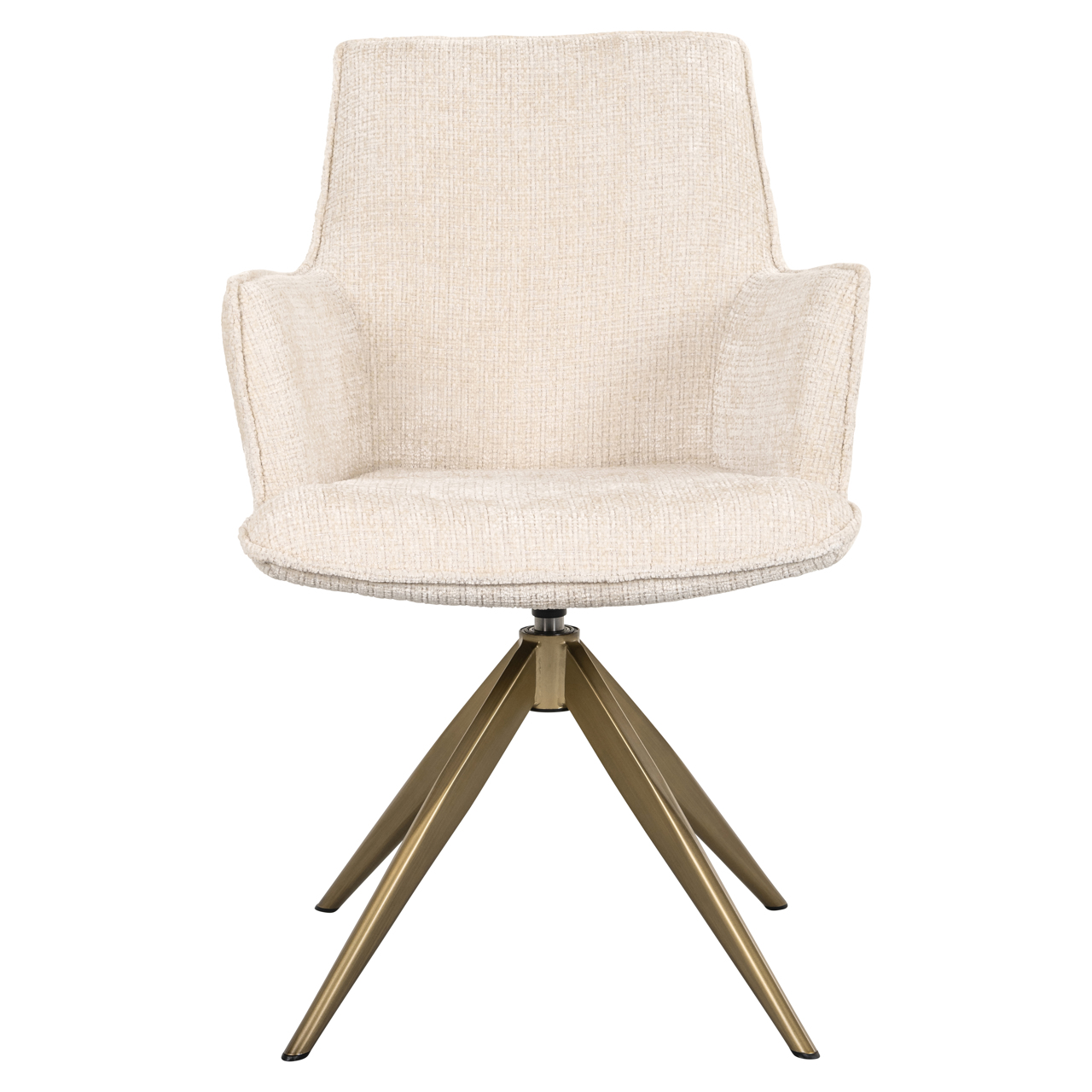 Esszimmerstuhl Dakota niagara beige swivel with arm – Bild 4