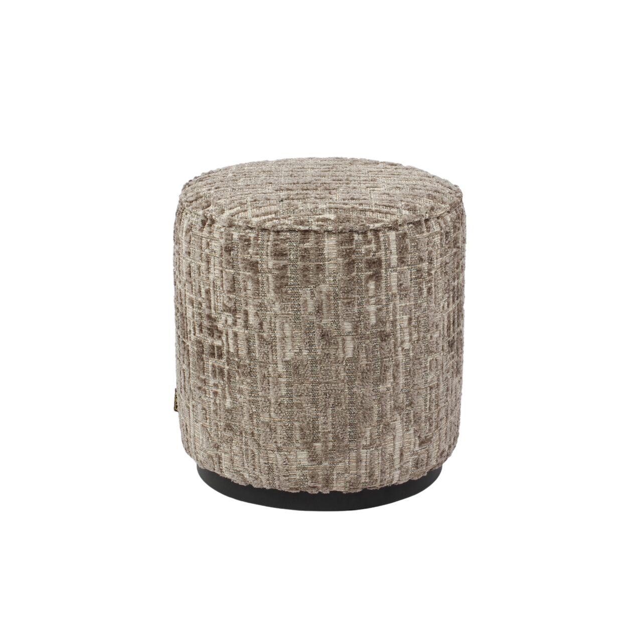 Hocker & Fußbank Lexie greige 45Ø