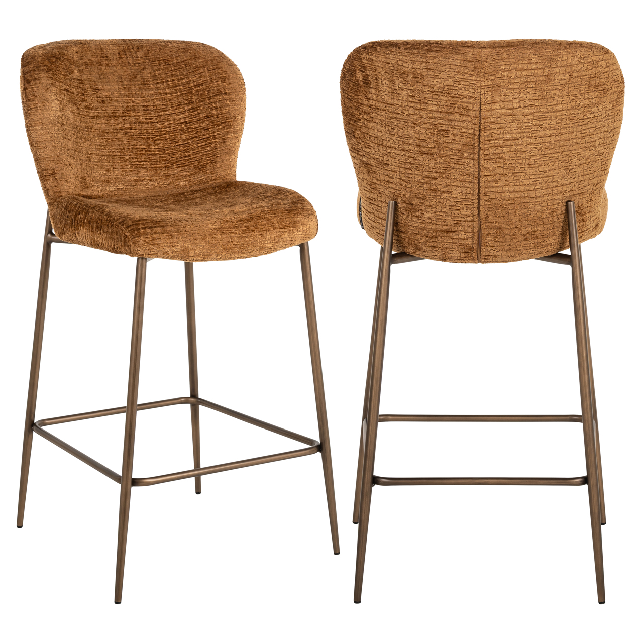 Thekenstuhl Odarby cognac fusion