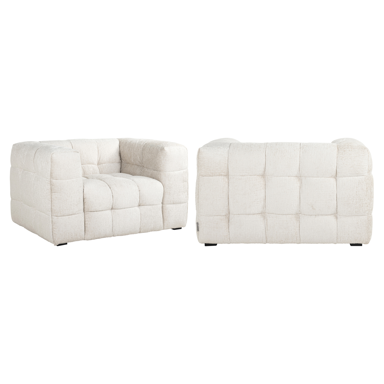 Lounge Stuhl Merrol cream fusion fire retardant