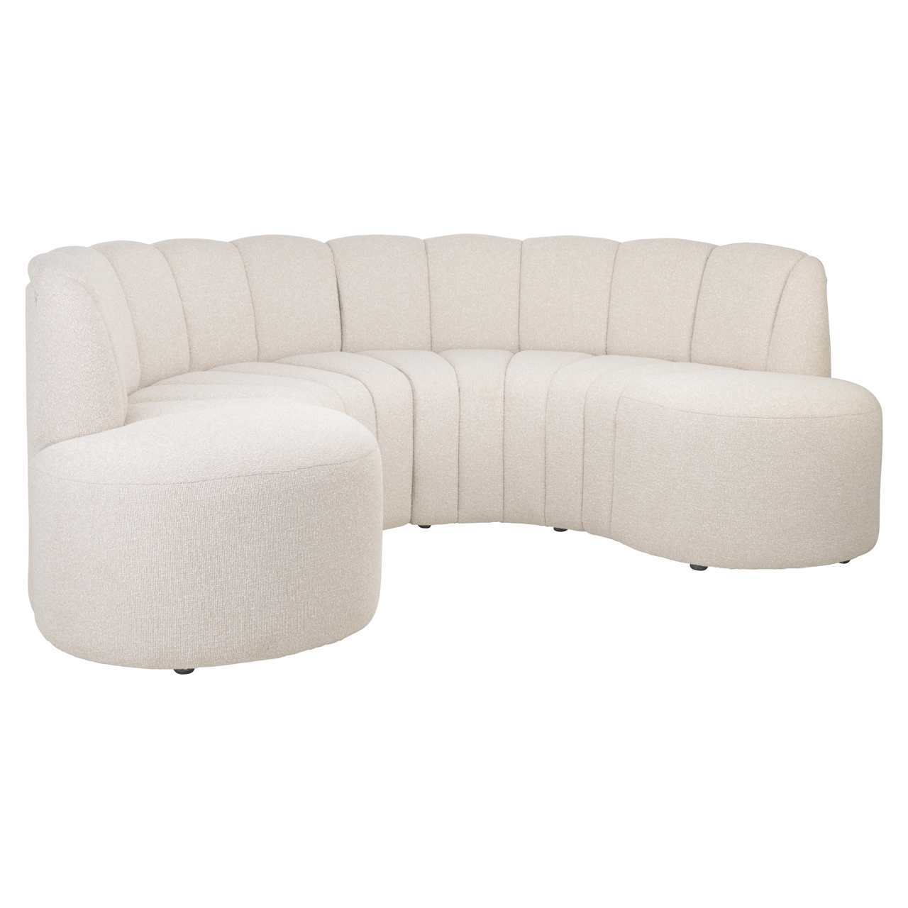 Sitzbank Landmark lodge desert round - fully upholstered (Set of 2)