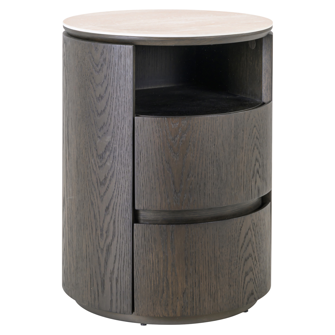 Nachttisch Nando brown 2-drawers