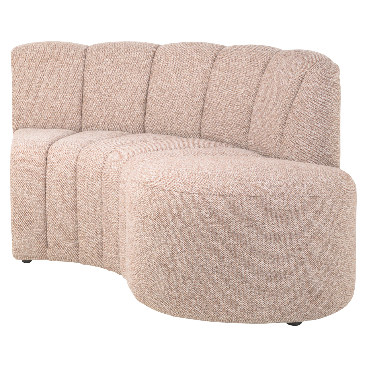 Sitzbank Landmark customized open end right round - fully upholstered