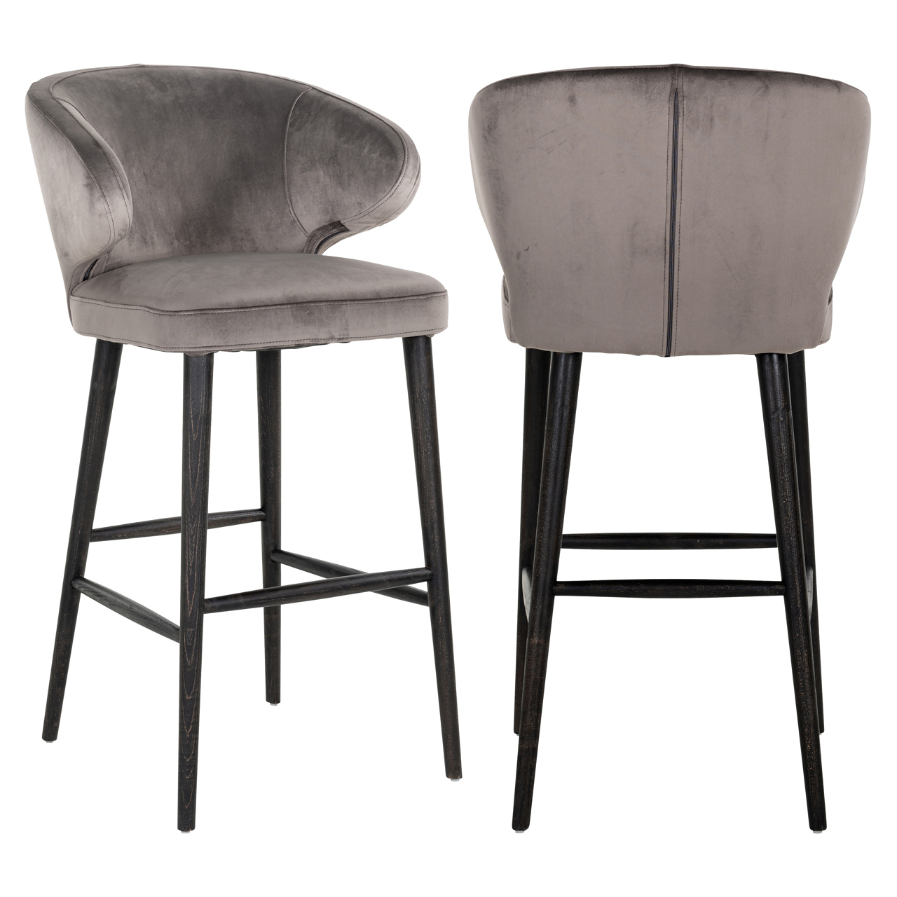 Barhocker Indigo stone velvet