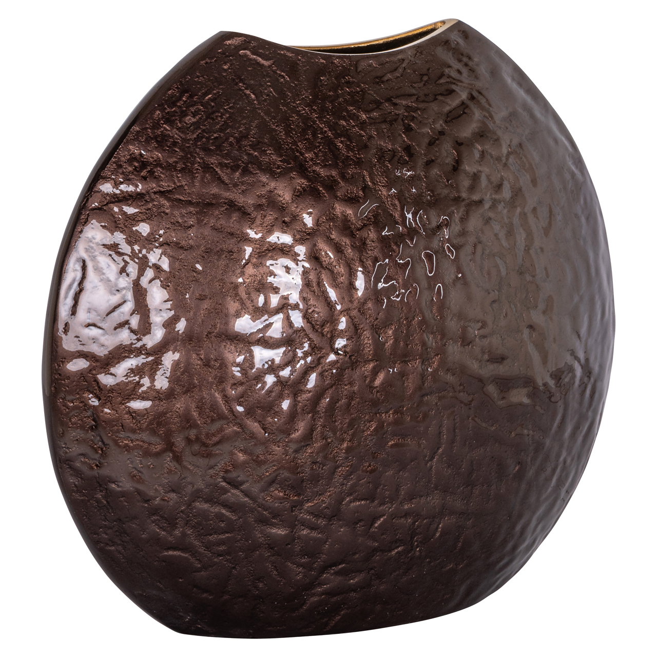 Vase Jony dark brown