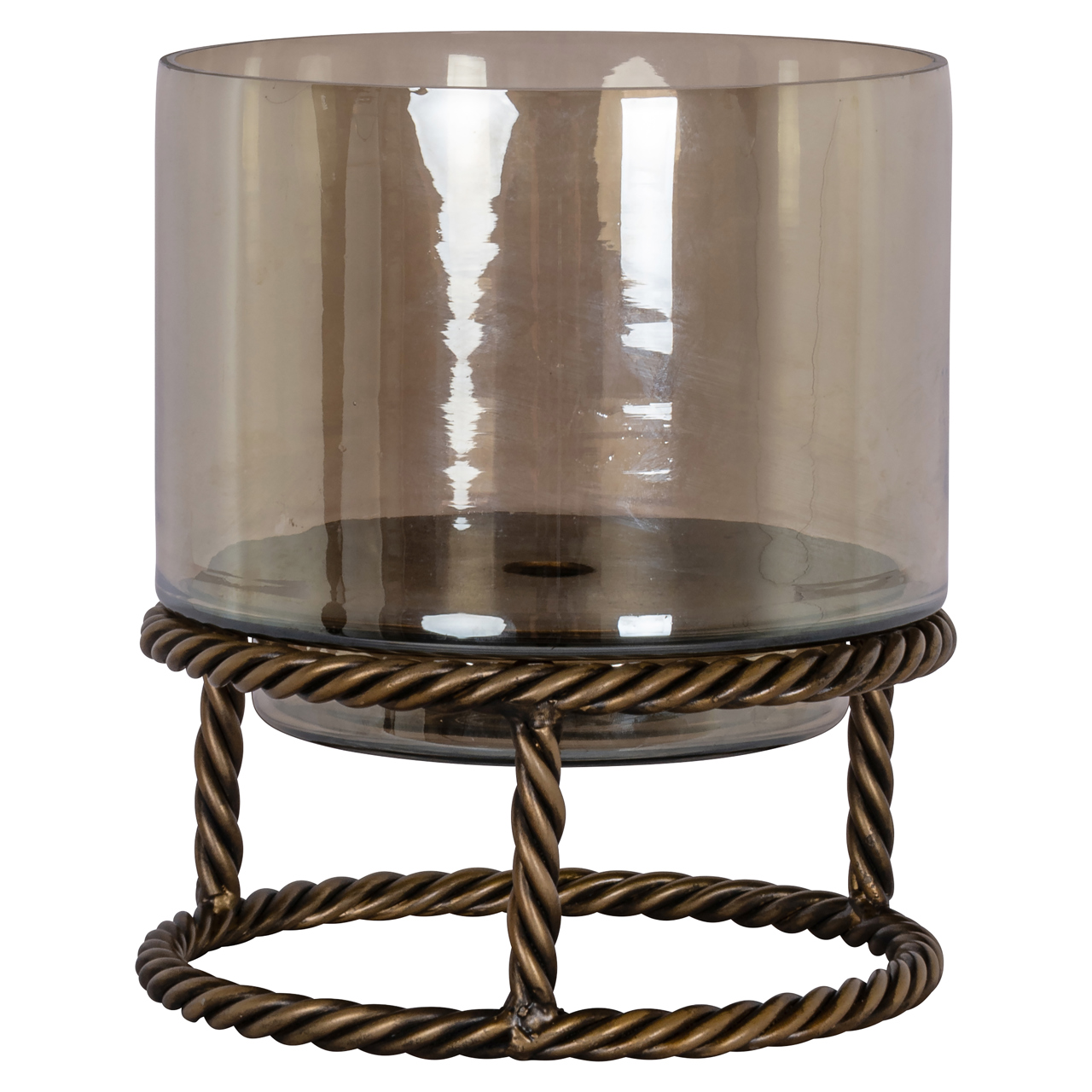 Windlicht Ropia brass antique small