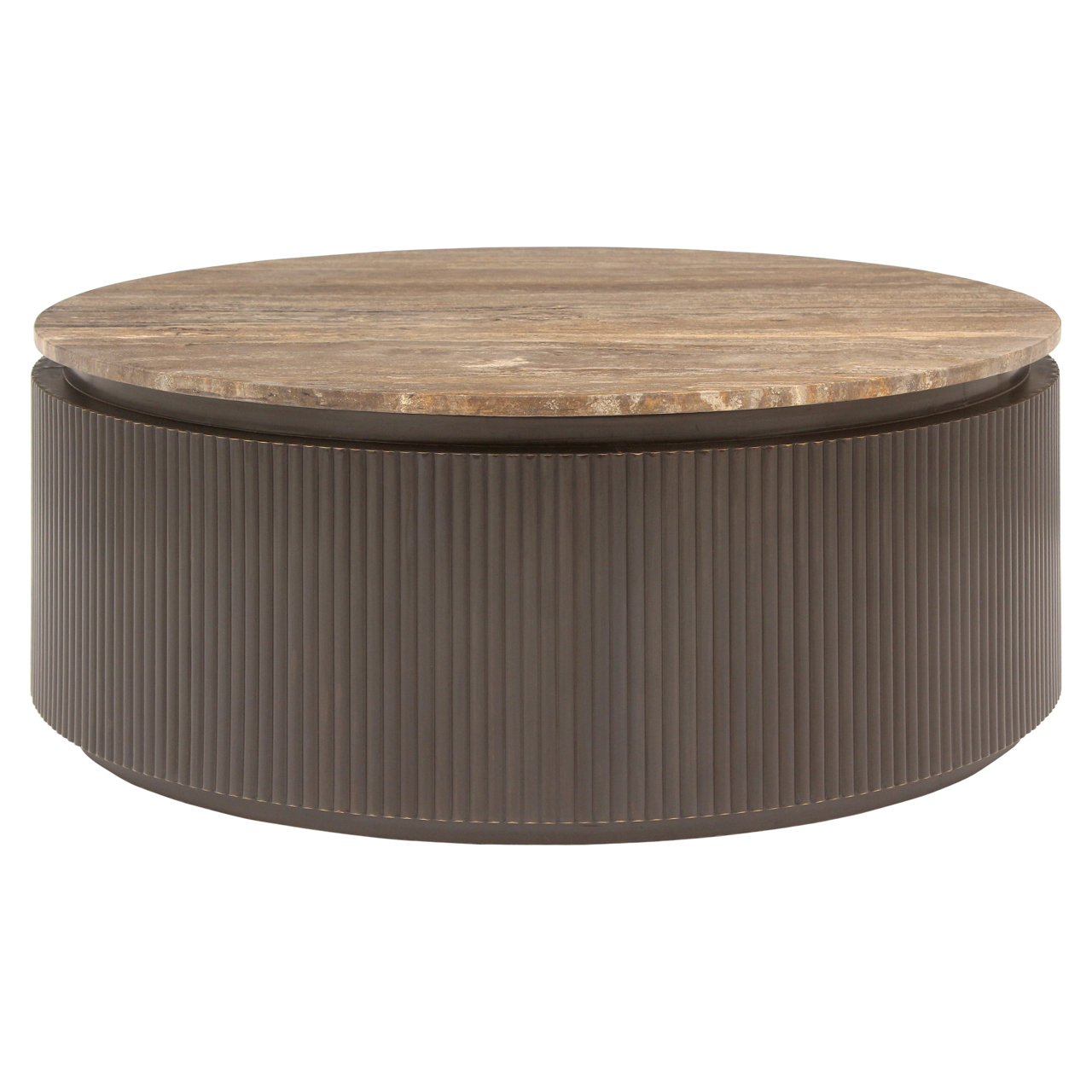 Couchtisch Russo ash brown 90Ø