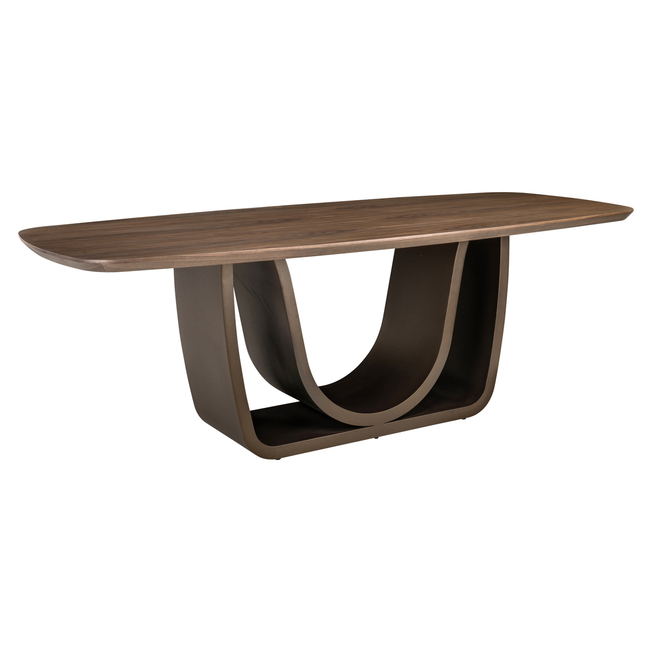 Esstisch Windsor walnut 230 brass base