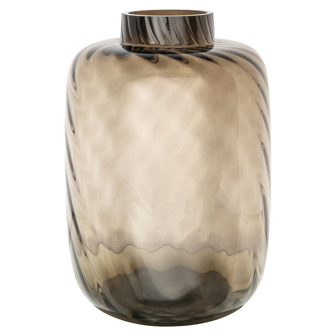 Vase Elora brown large